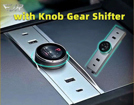 2024 New Knob Gear Shifter Docking Station For Tesla Model 3 Y Center Console 20W - Type C 18W - USB Quick Charger
